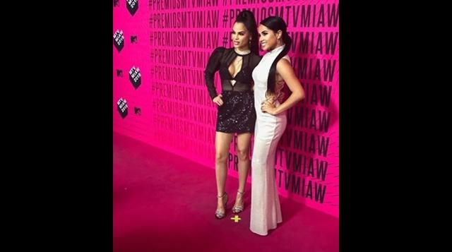 Becky G, una de las figuras centrales en la gala de los MTV MIAW 2018. ella estuvo acompañada de Natti Natasha. (Foto: Instagram)