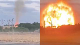 Kazajistán: 500 toneladas de TNT explotan y dejando más de 80 heridos y al menos 9 muertos | VIDEOS
