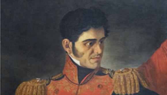 Retrato del general Antonio López de Santa Anna. (Autor: Manuel Paris)