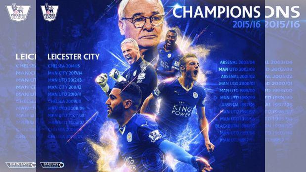 Leicester, campeón de la Premier por primera vez en su historia - 1