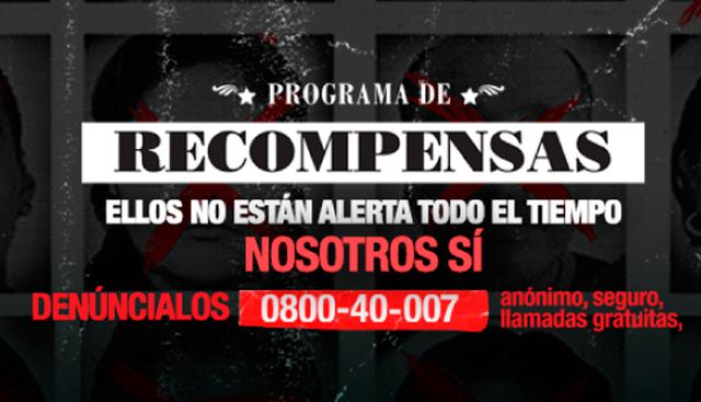 Programa de Recompensas de la Policía Nacional del Perú para atrapar a los más buscados (Foto: PNP)