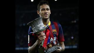FOTOS: los festejos del Barcelona de Messi y Neymar al coronarse campeón de la Supercopa de España