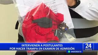 UNMSM: descubren a postulantes que colocaron equipos en sus prendas íntimas para recibir respuestas de examen