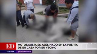 Trujillo: mototaxista fue asesinado a puñaladas en la puerta de su casa