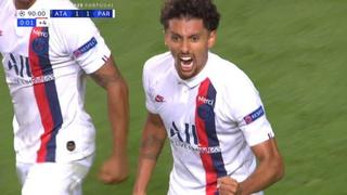 PSG vs. Atalanta: Marquinhos apareció de ‘9′ y anota el empate para el cuadro parisino | VIDEO
