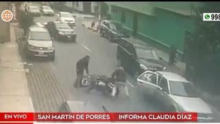 Cámaras de seguridad captaron el momento del asalto y posible secuestro a vigilante en SMP