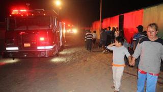 Nuevo Chimbote: incendio arrasó con 13 viviendas en asentamiento humano