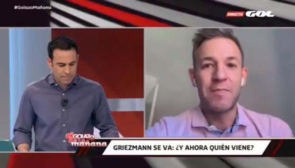 En Facebook se volvió viral el video del momento que vivió el periodista español Juan Ignacio García-Ochoa mientras hablaba en vivo para el programa El golazo del gol. (Foto. Captura de pantalla)
