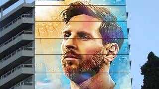 “De otra galaxia y de mi ciudad”: se inaugurará un mural Lionel Messi en Rosario