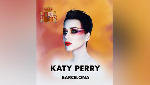 Katy Perry y la imagen que creó polémica en Twitter España. (Foto: Captura de pantalla)