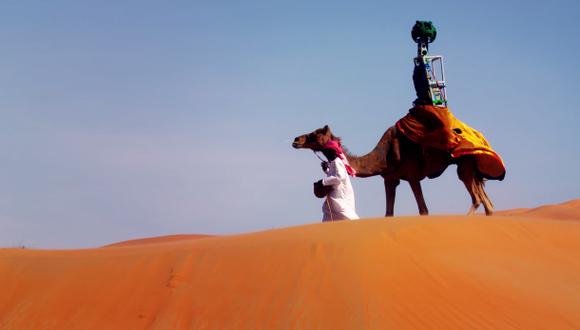 Recorre el desierto sobre un camello con Google Street View
