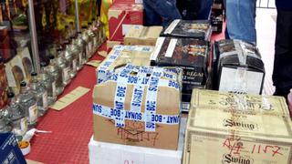 Mesa Redonda: decomisaron licores de contrabando por S/.85 mil