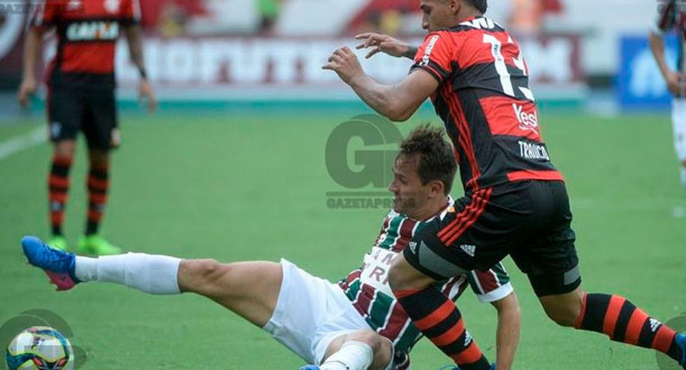 YouTube | Miguel Trauco se llevó todos los elogios de los narradores GolTV en el partido Fluminense vs Flamengo. (Foto: Gazeta Pres)