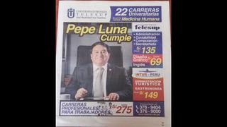 Cuestionan que José Luna use universidad en campaña electoral