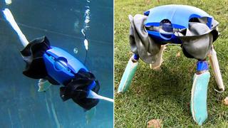 Así es ART, el robot tortuga que es capaz de movilizarse por tierra y agua