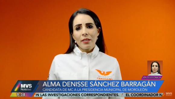 Alma Denisse Sánchez ganó las elecciones para la alcaldía de Moroleón, en México. (Captura de video).