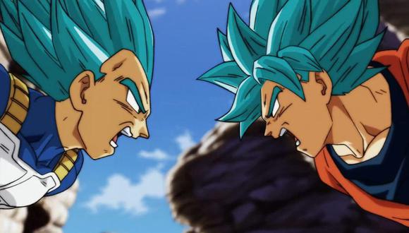 "Dragon Ball Super". Aunque ahora Vegeta y Gokú pelean en el mismo bando, nunca faltan pequeñas riñas. foto: Toei Animation.