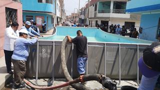 Callao: decomisan más de 15 piscinas portátiles instaladas en plena vía pública