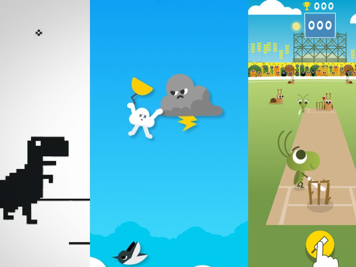 Google | Juegos gratis y internet | Offline | Online | En línea | Doodle | Pac-man | | Pacman | Dinosaurio | Buscaminas | Solitario | Snake | T-Rex