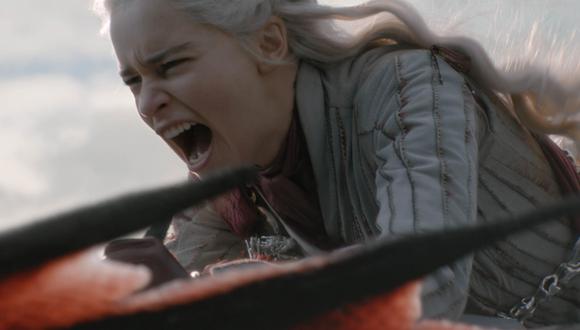 "Game of Thrones". Daenerys Targaryen (Emilia Clarke) durante una de las escenas más difíciles de su personaje. Foto: HBO.