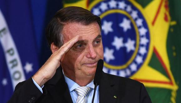 Jair Bolsonaro, presidente de Brasil. (Foto: AFP)
