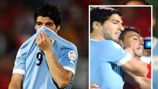 Uruguay perdería a Luis Suárez para enfrentar a Perú por golpear a chileno