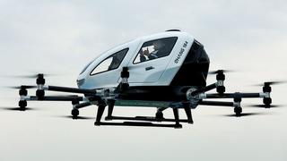 EHang, un taxi drone volador que es autónomo [VIDEO]