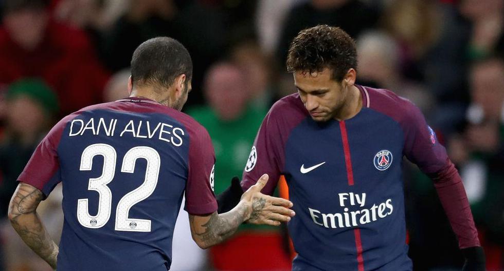 El objetivo de Dani Alves y Neymar en el PSG no es otro que ganar la Champions League | Foto: Getty Images
