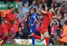 Liverpool aplastó al Leicester, último campeón de la Premier League