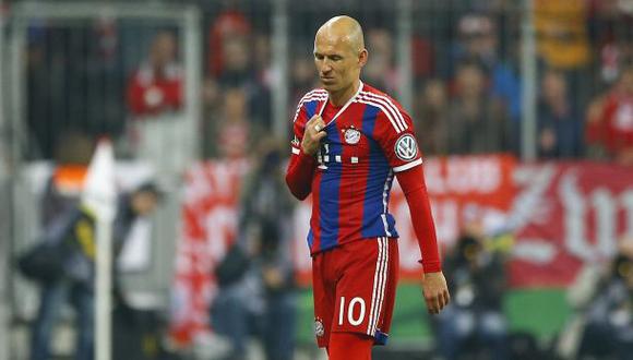 Bayern Múnich: Arjen Robben reapareció y se volvió a lesionar