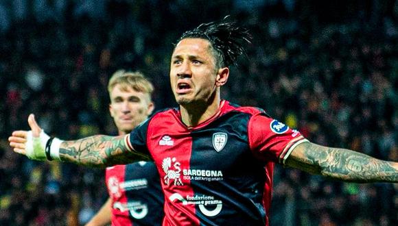 Lapadula anotó dos goles en la victoria del Cagliari. (Foto: agencias)