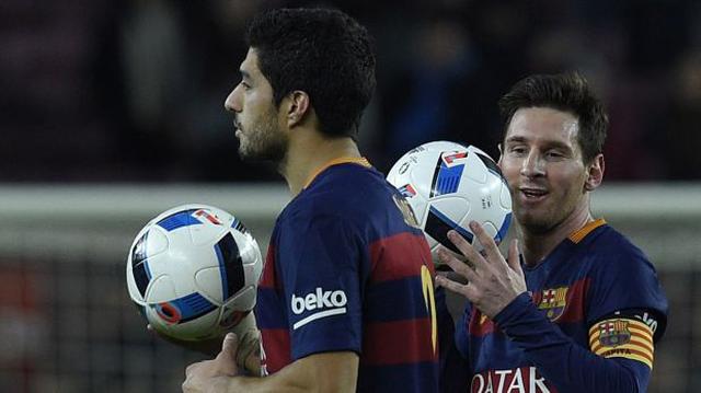 Con pelotas, así celebraron Messi y Suárez ‘hat-trick’ y póker - 2