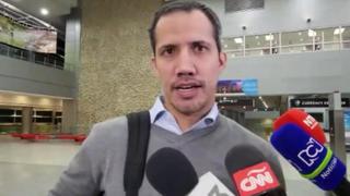 Estados Unidos confirma que ayudó a Juan Guaidó a salir de Colombia