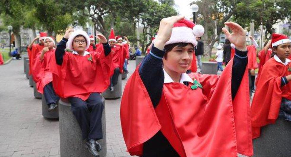 La interpretación estuvo a cargo de niños de la institución educativa Scipión Llona de Miraflores. (Foto: Difusión)