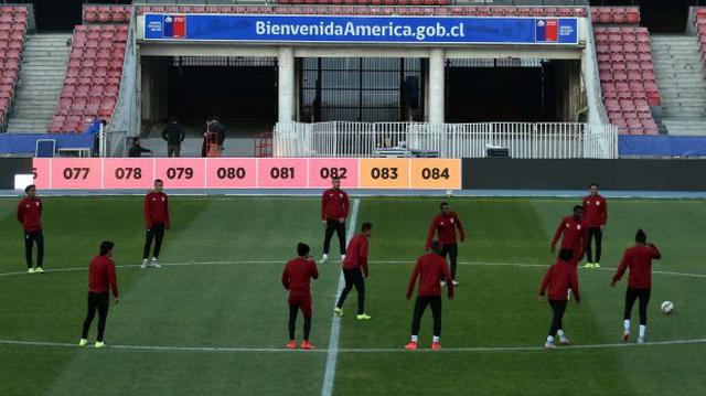 Selección peruana reconoció el Estadio Nacional de Santiago - 1