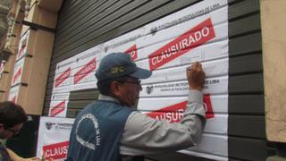 Comuna de Lima clausura restaurantes y estudios de abogados