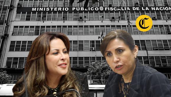 La exfiscal de la Nación Patricia Benavides y la congresista Patricia Chirinos fueron denunciadas por la fiscal suprema Delia Espinoza. (Foto: Composición El Comercio)