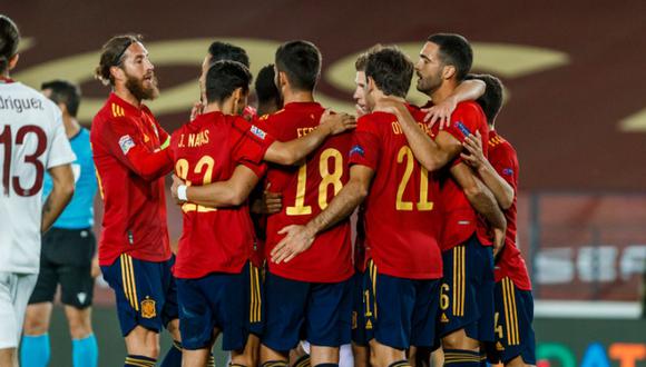 La selección de España se mide a su similar de Suiza en partido por la UEFA Nations League | Foto: @SeFutbol