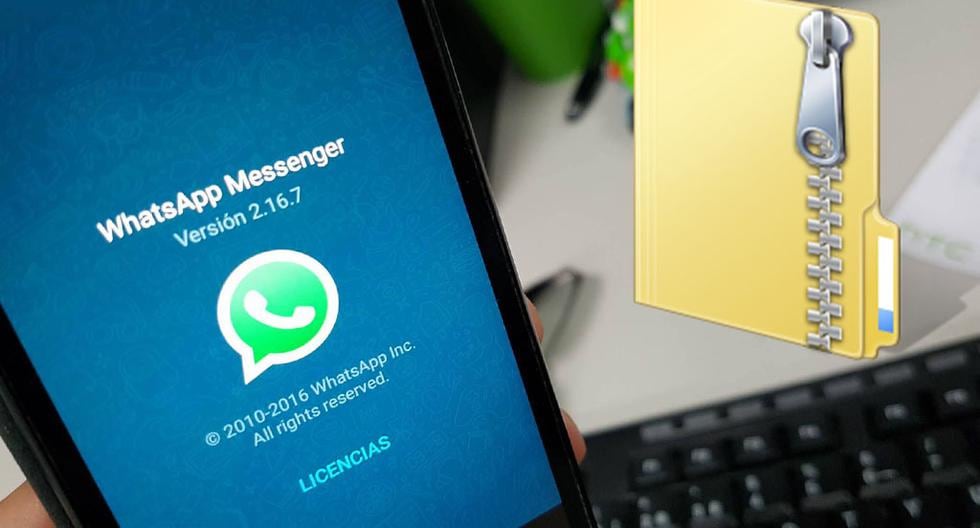 WhatsApp desde ahora ya permite enviar achivos pesados hasta 100 MB e incluso comprimidos en Zip. (Foto: Rommel Yupanqui)