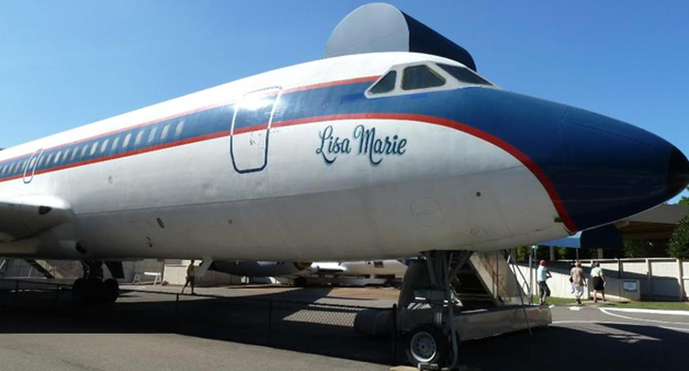 El Lisa Marie, es un Convair 880 de 1960 que lleva el nombre de la única hija de Elvis. (Foto:Difusión)