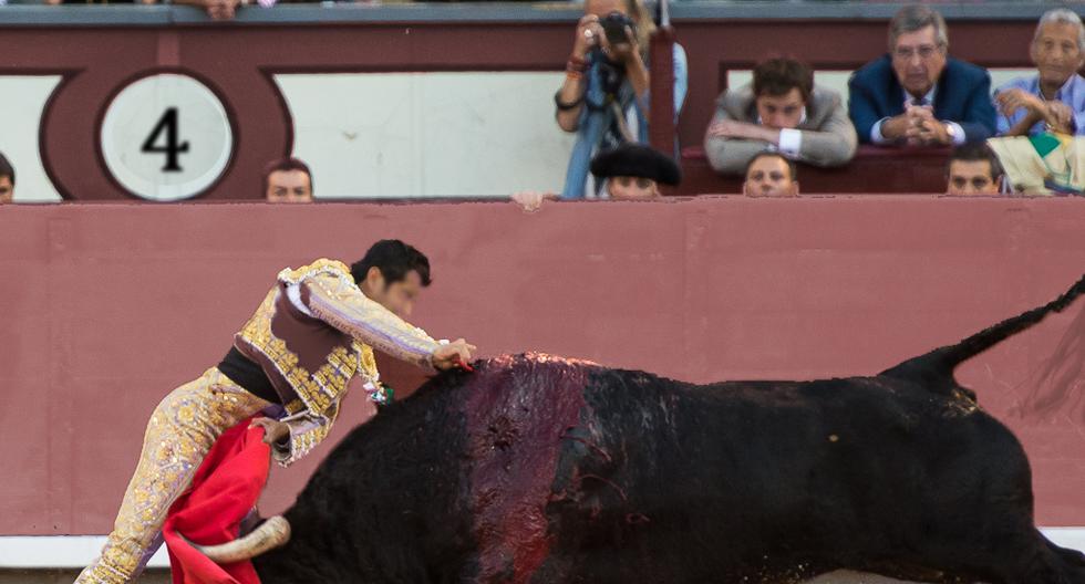 Fuertes imágenes de la dolorosa cornada a torero mexicano. (Foto: Captura de YouTube)