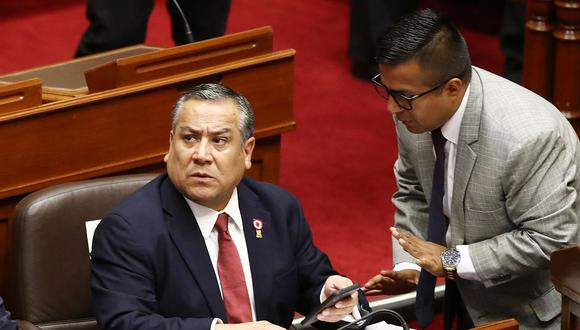 Gustavo Adrianzén pidió el voto de confianza al Congreso este 3 de abril. (Foto: GEC)