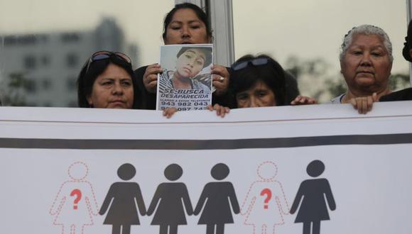 Defensoría del Pueblo informó que entre enero y agosto de este año se reportaron 3.568 mujeres desaparecidas en el país, cifra que se viene incrementando. (Alonso Chero/El Comercio)
