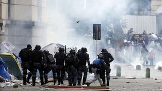 Maestros fueron repelidos con gas lacrimógeno durante violentas protestas en Río de Janeiro [FOTOS]