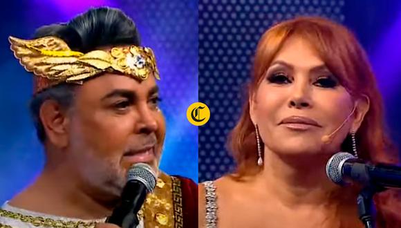 Magaly Medina califica de "huachafo" a Andrés Hurtado en televisión nacional | Foto: Magaly TV la Firme - YouTube / Composición EC