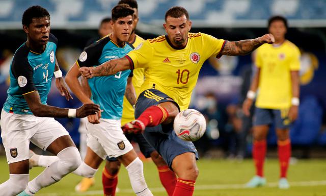 Colombia vs. Ecuador disputan los tres primeros puntos por Copa América 2021 Foto: AFP
