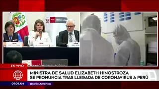 Coronavirus en Perú: ministra de salud narra cómo llegó COVID-19