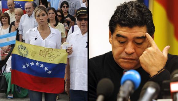 Catherine Fulop acusa a Maradona de apoyar a Maduro por dinero
