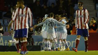 Atlético de Madrid cayó 2-0 ante el Celta y se aleja de la cima