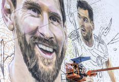 Lionel Messi es homenajeado en Miami con un mural de 20 metros